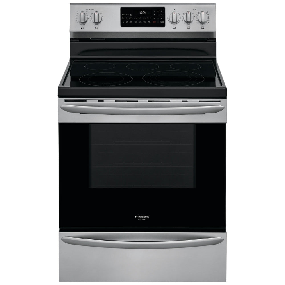 Frigidaire Gallery GCRE306CAF 30" Freestanding Electric Range with Air Fry – Stainless Steel