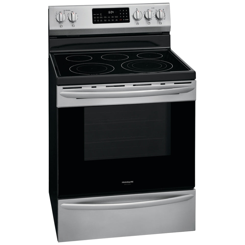 Frigidaire Gallery GCRE306CAF 30" Freestanding Electric Range with Air Fry – Stainless Steel