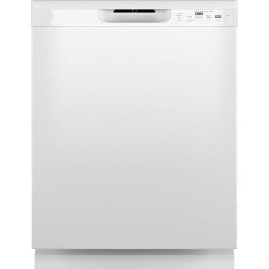 GE 24" Built-In Front Control Dishwasher White