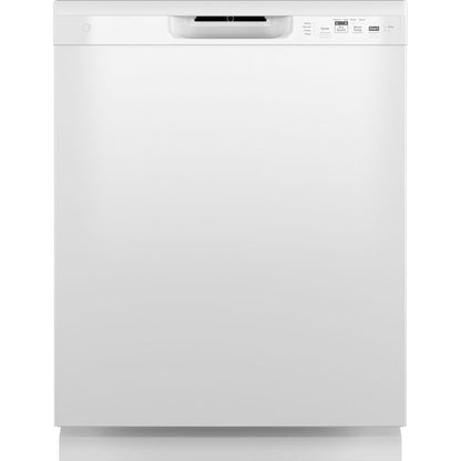 GE 24" Built-In Front Control Dishwasher White