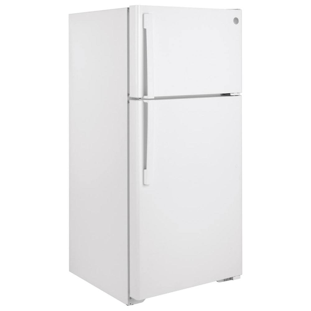 GE Energy Star® 15.6 Cu. Ft. Top Freezer Refrigerator – White (Model: GTE16DTNRWW)