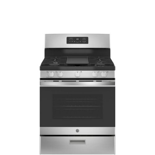 GE Freestanding Stainless Steel Gas Range JCGBS66SEKSS