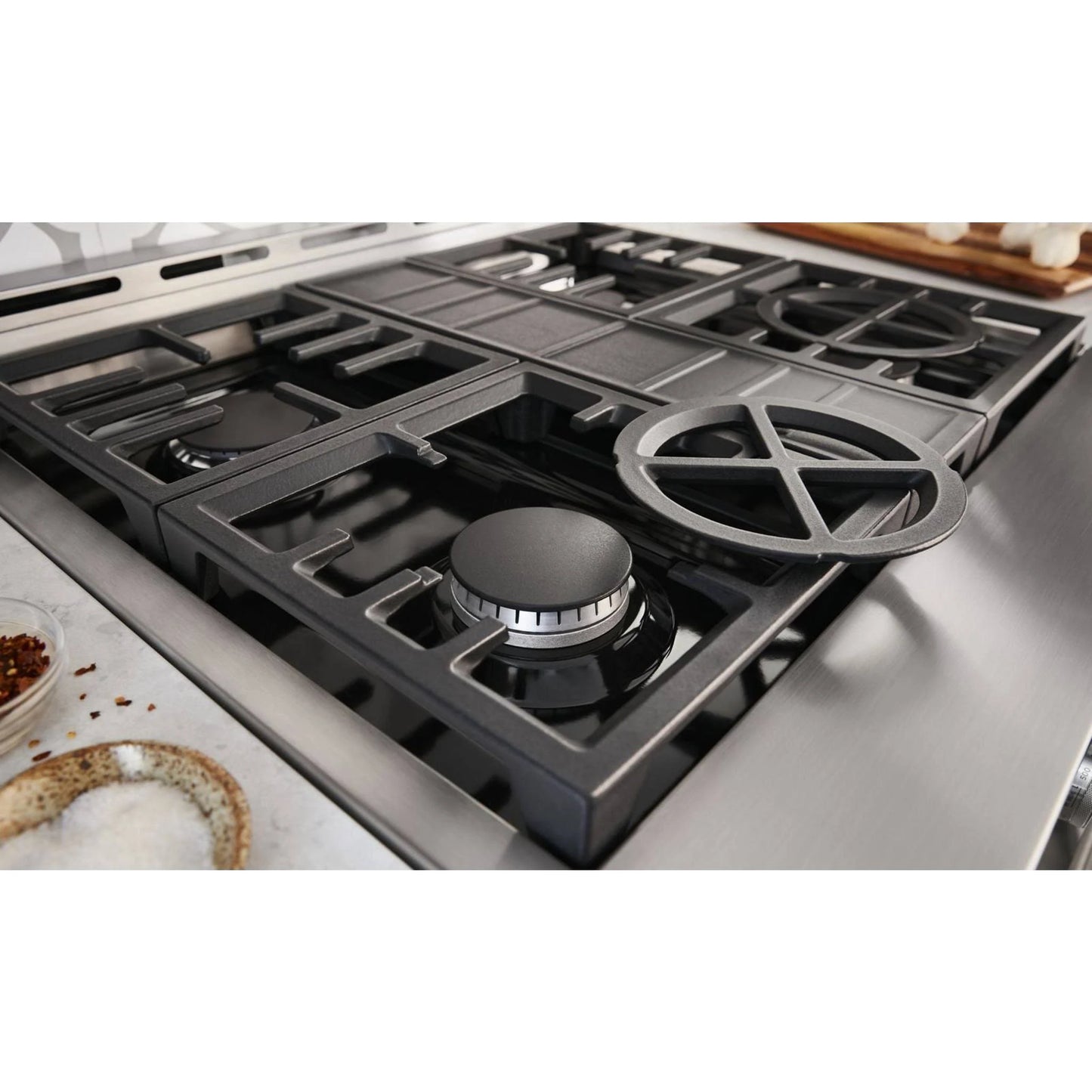 KitchenAid 30 Inch Smart Commercial-Style Gas Range with 4 Burners KFGC500JSS