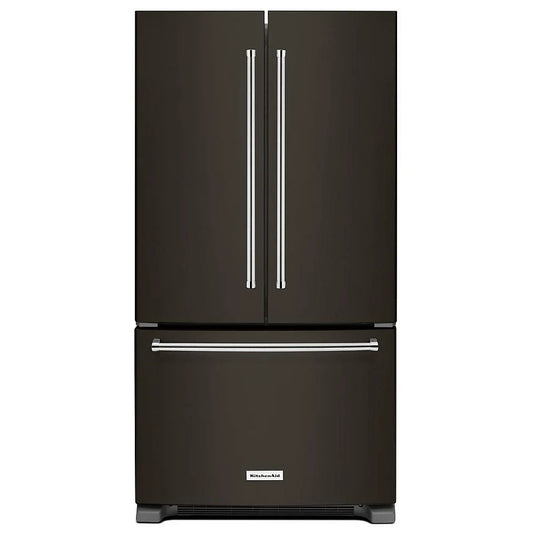 KitchenAid 25.2 Cu. Ft. 36-Inch Standard-Depth French Door Refrigerator in Black Stainless Steel