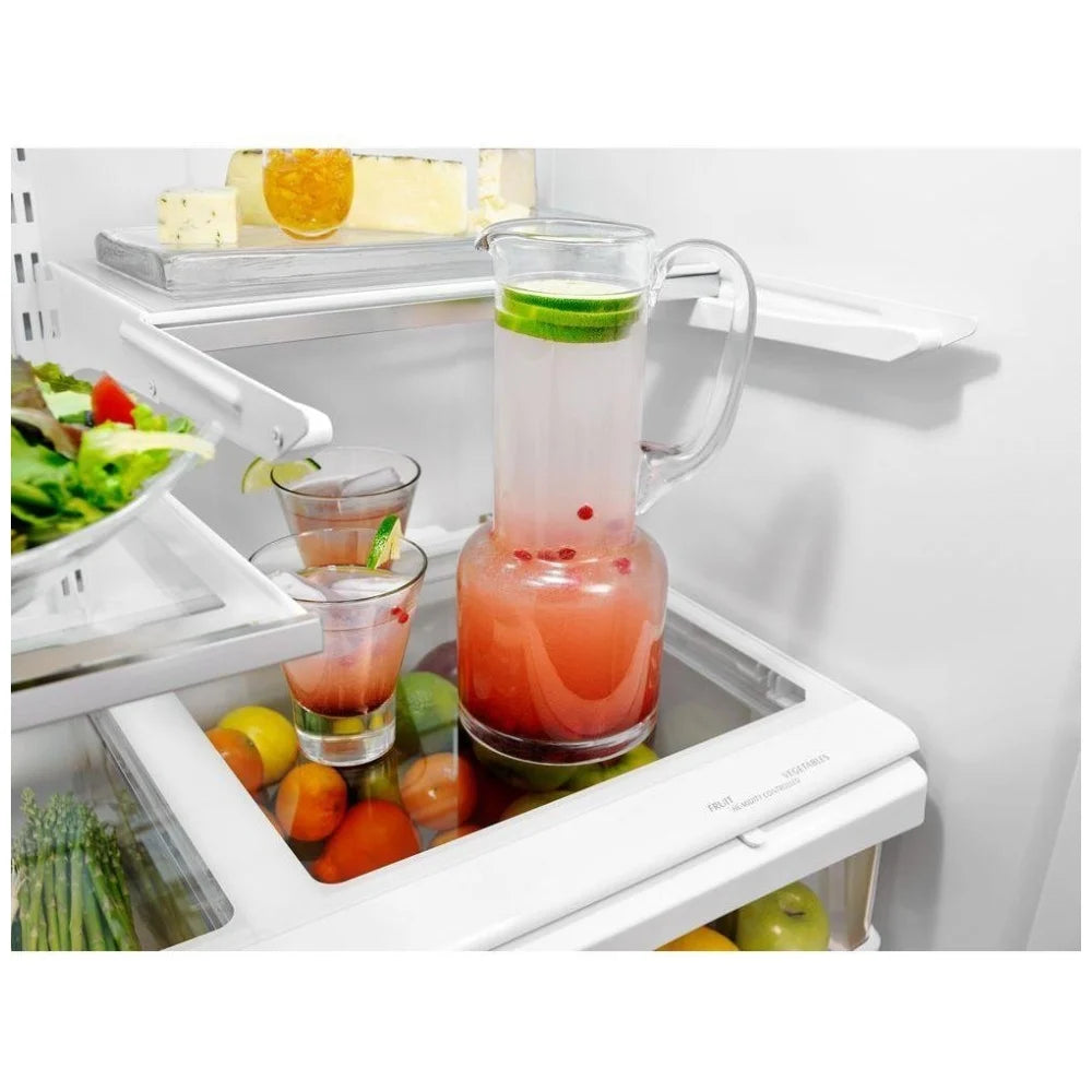 KitchenAid 25.2 Cu. Ft. 36-Inch Standard-Depth French Door Refrigerator in Black Stainless Steel