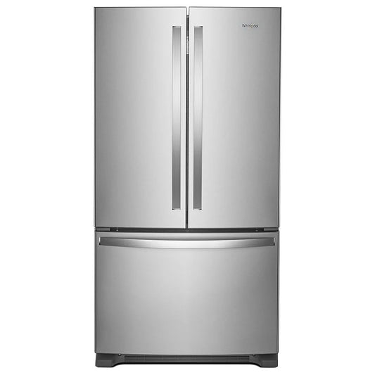 Whirlpool WRF540CWHZ 36" Counter-Depth French Door Refrigerator – 20 Cu. Ft. – Fingerprint-Resistant Stainless Steel