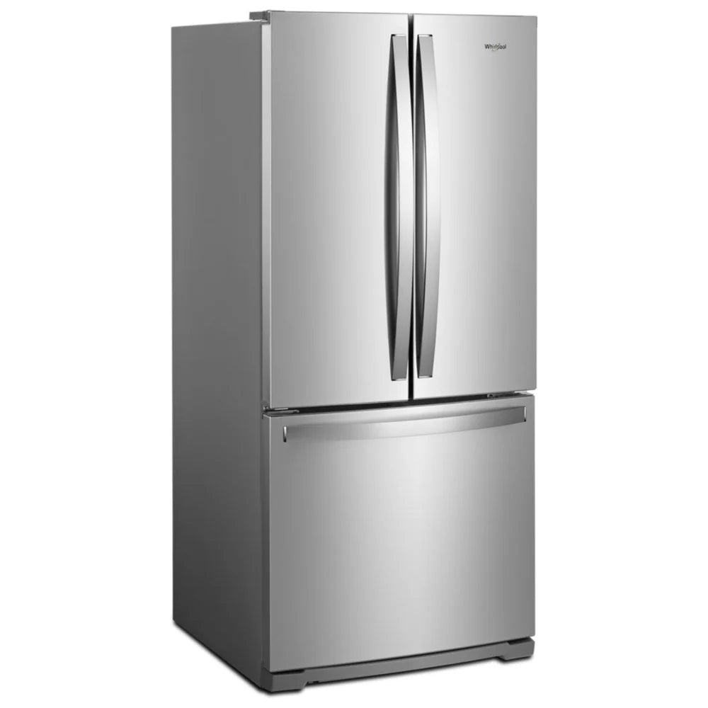 Whirlpool 30-Inch French Door Refrigerator – 19.5 cu. ft. with Electronic Touch Controls – Stainless Steel