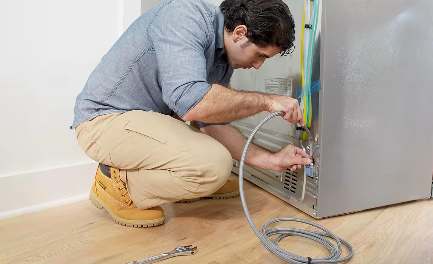 Installation of Fridge Water Line - Hardware & Parts Included