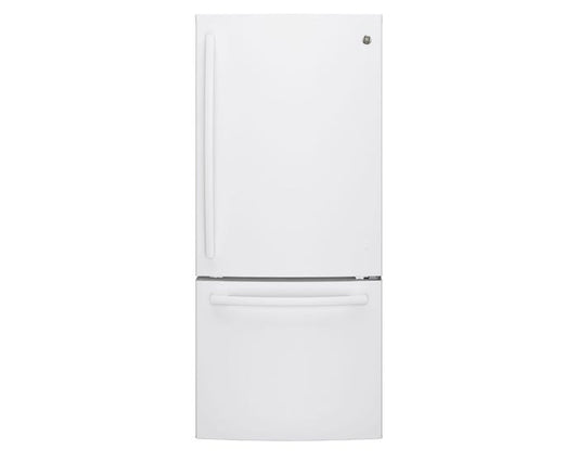 GE 20 Cu. Ft. Bottom Mount Refrigerator