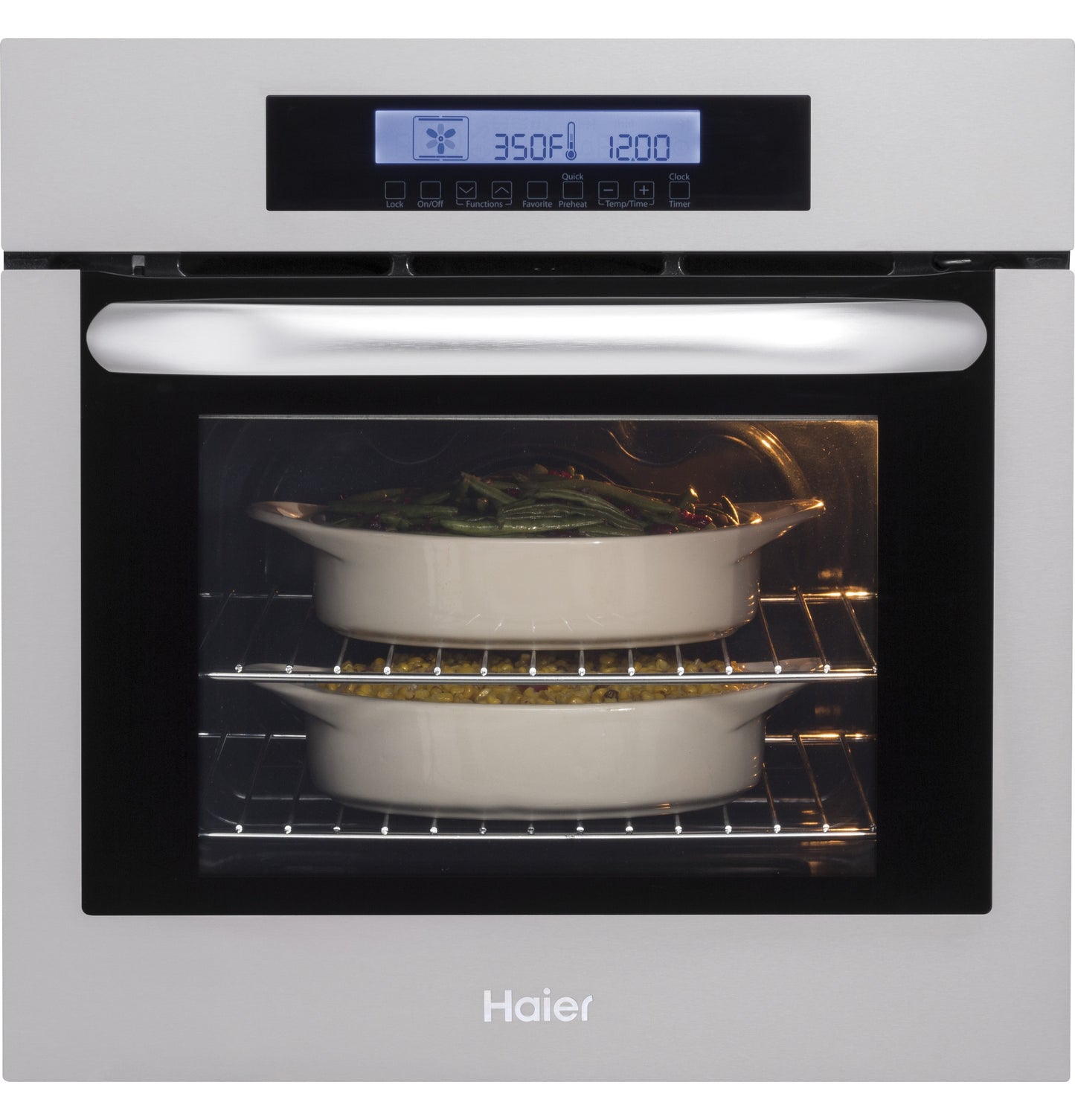 Haier 24 Inch Single 2.0 Cu. Ft. True European Convection Oven HCW2360AES