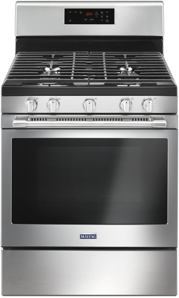 Maytag 30 Inch Wide Gas Range with 5th Oval Burner MGR6600 Keyesbury Appliance Distributors