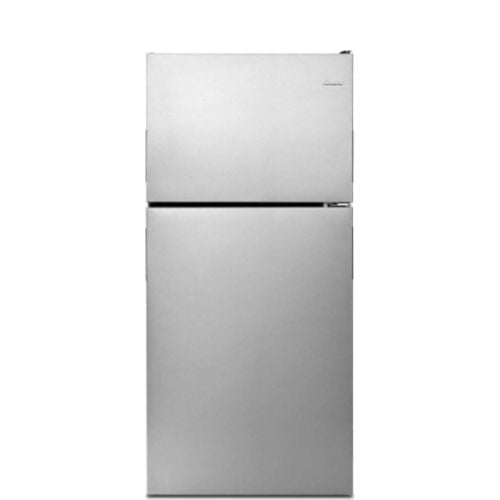 Top Freezer Stainless Steel Refrigerator 18 Cu.ft.