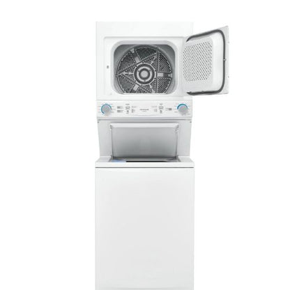 Frigidaire 27 Inch Unitized Stacked Washer Dryer Combo FLCE752CAW
