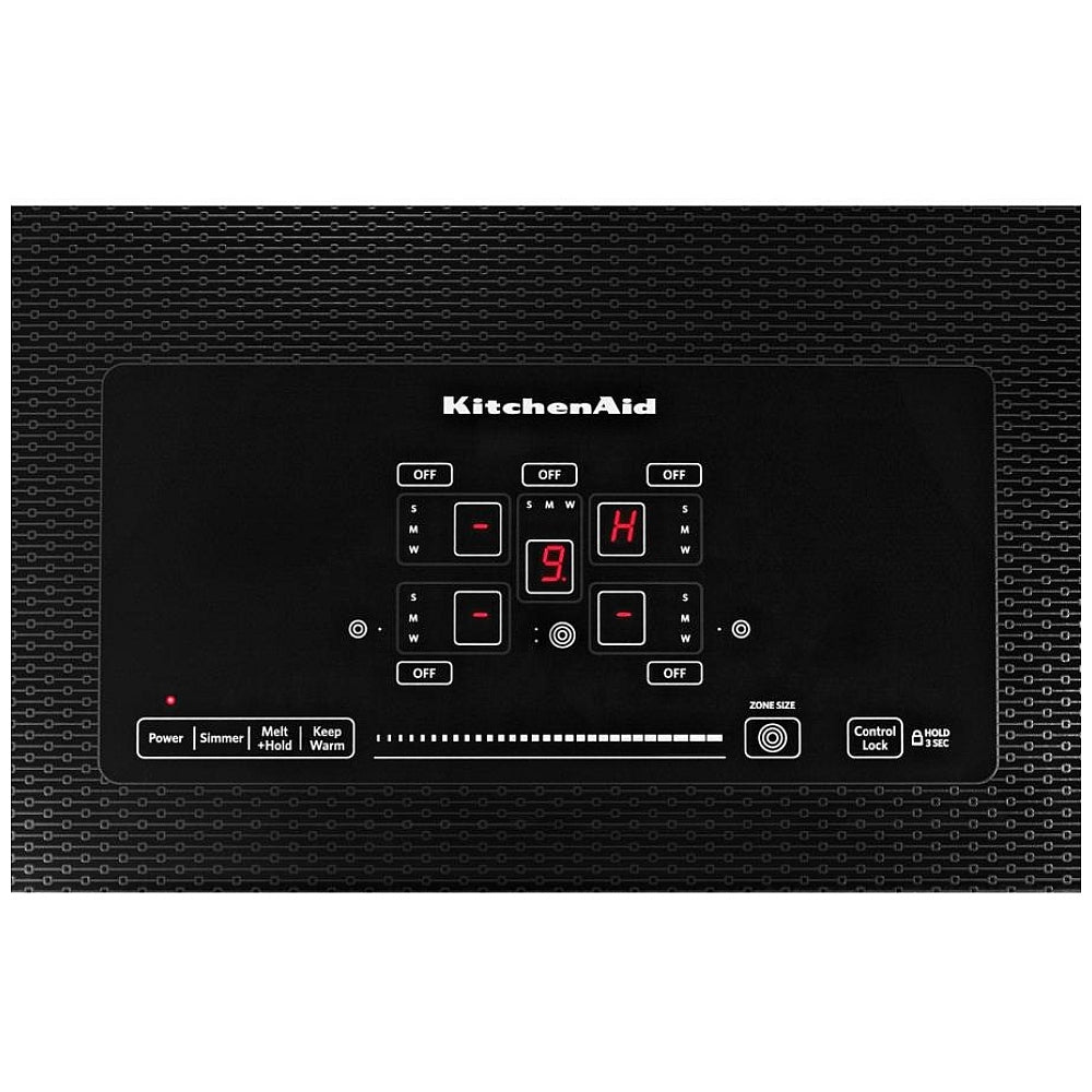 KitchenAid Cooktop, 36 inch Exterior Width, Electric Cooktop, 5 Burners, 3000W