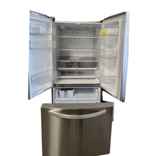 33" Smudge Resistant French Door Bottom Freezer Stainless Steel Refrigerator 25 Cu.ft.