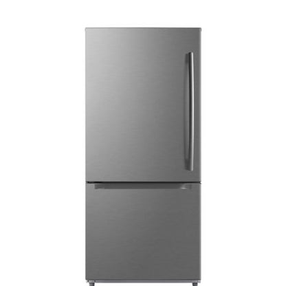 Bottom Freezer Stainless Steel Refrigerator 19 Cu.ft.