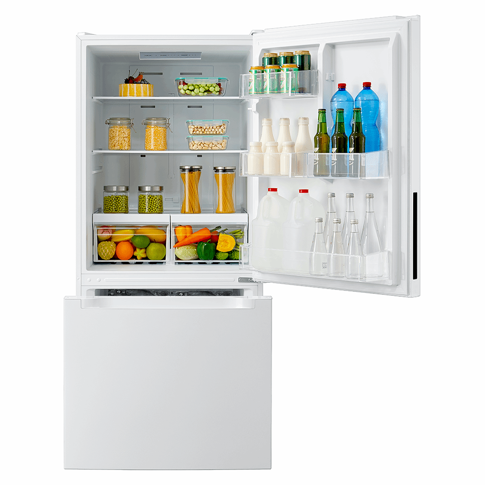 Bottom Mount Freezer Refrigerator 18.7 Cu.Ft.