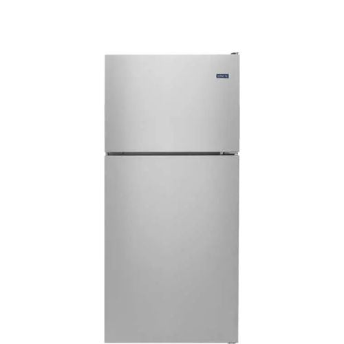 Top Freezer Stainless Steel Refrigerator 15 Cu.ft.