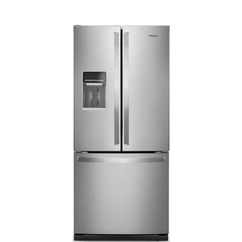 French Door Bottom Freezer With Water & Ice Refrigerator 20 Cu.ft.