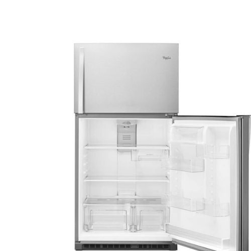 33" Top-freezer Stainless Steel Refrigerator 21 Cu.ft.