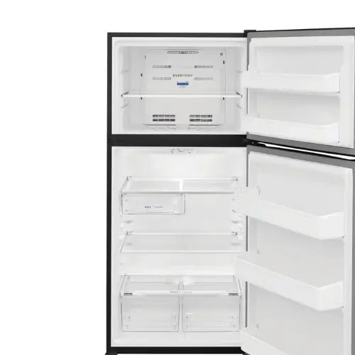 Top Freezer Stainlesss Steel Refrigerator 18 Cu.ft.