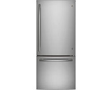 Load image into Gallery viewer, GE - 20.9 Cu. Ft. Bottom Freezer Refrigerator - GBE21A
