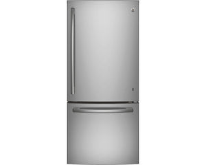 GE - 20.9 Cu. Ft. Bottom Freezer Refrigerator - GBE21A