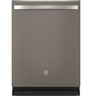 GE - Stainless Steel Interior Dishwasher with Hidden Controls - GDT665