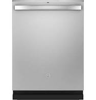 GE - Stainless Steel Interior Dishwasher with Hidden Controls - GDT665