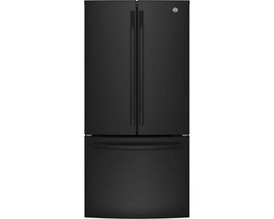 GE - 18.6 Cu. Ft. Counter-Depth Bottom Mount French Door Refrigerator - GWE19J