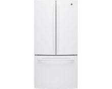Load image into Gallery viewer, GE - 18.6 Cu. Ft. Counter-Depth Bottom Mount French Door Refrigerator - GWE19J

