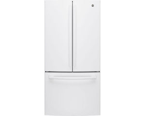 GE - 18.6 Cu. Ft. Counter-Depth Bottom Mount French Door Refrigerator - GWE19J