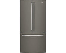 Load image into Gallery viewer, GE - 18.6 Cu. Ft. Counter-Depth Bottom Mount French Door Refrigerator - GWE19J
