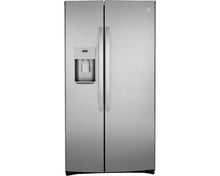 Load image into Gallery viewer, GE - 21.8 Cu. Ft. Counter-Depth Side-by-Side Refrigerator - GZS22I
