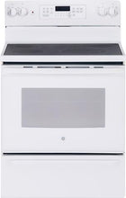 Load image into Gallery viewer, GE 30 Inch Self-Cleaning Free Standing Electric Range With Convection - JCB830SK
