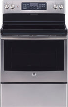 Load image into Gallery viewer, GE 30 Inch Self-Cleaning Free Standing Electric Range With Convection - JCB830SK
