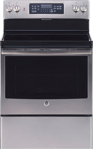 GE 30 Inch Self-Cleaning Free Standing Electric Range With Convection - JCB830SK