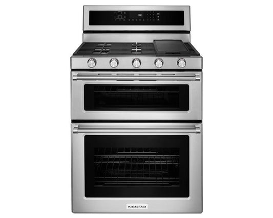 30-inch 5 Burner Dual Fuel Double Oven Convection Range