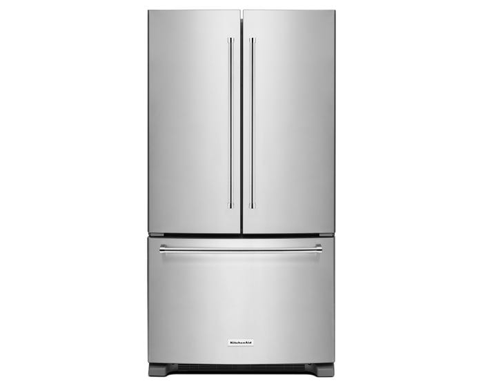 KitchenAid - 20 Cu. Ft. Counter Depth Fridge With Interior Water Dispenser - KRFC300