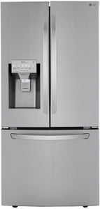 LG - 33” French Door Refrigerator With Exterior Ice & Water Dispenser - LRFXS2503
