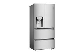 LG - 33” Four Door - French Door Counter Depth Refrigerator - LRMXC1803S