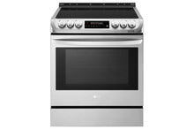 Load image into Gallery viewer, LG - 6.3 Cu.Ft Slide-In Induction Cooktop Pro Bake Convection Range - LSE4616ST
