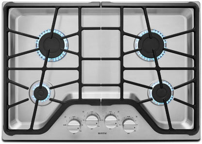 30 Inch 4-burner Gas Cooktop With Power Burner