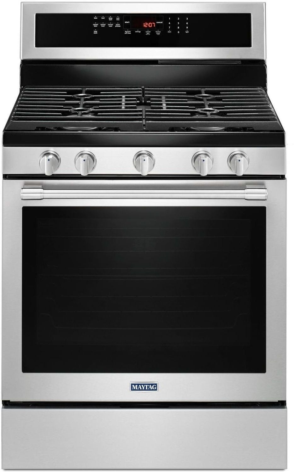 Maytag - 30 Inch Wide Gas Range with True Convection - MGR8800FZ