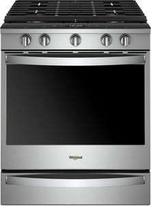 Whirlpool-30 Inch Front-Control Gas Stove With True Convection - WEG750