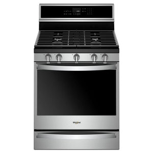 Whirlpool - 5.8 Cu. Ft. Smart Freestanding Gas Range with EZ-2-Lift™ Grates - WFG975