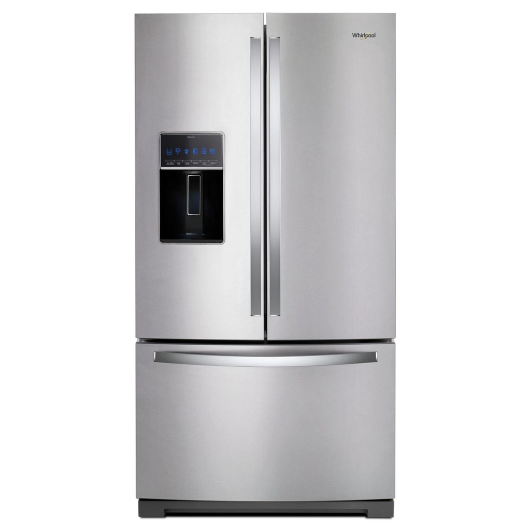 Whirlpool - 27 Cu. Ft. French Door Refrigerator With Store-Right System - WRF757