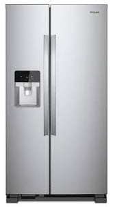 Whirlpool - 33-inch Wide Side-by-Side Refrigerator - 21 cu. ft. - WRS321