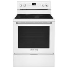 Load image into Gallery viewer, KitchenAid - 30-Inch 5-Element Electric Convection Range - YKFEG500EWH
