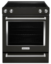 Load image into Gallery viewer, KitchenAid-30 Inches 5 Element Electric Slide-In Convection Range - YKSEG700
